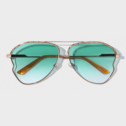 OEM ODM Customized Fashion Metal Sunglasses YT-FMS136