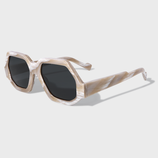YT-125 Natural Horn Frames Sunglasses Luxurious Unique