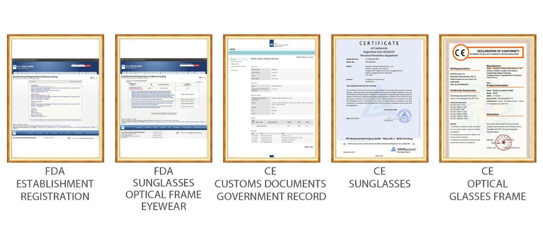 FDA and CE Certifications