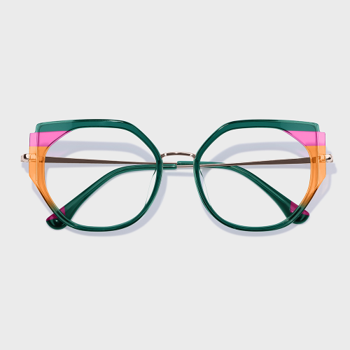 Customized Fashion Metal Optical Glasses YETO-254