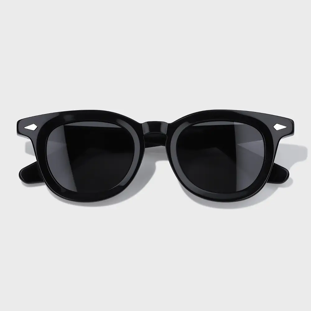 YET-107S Classic Retro Bold Frame Wellington Sunglasses