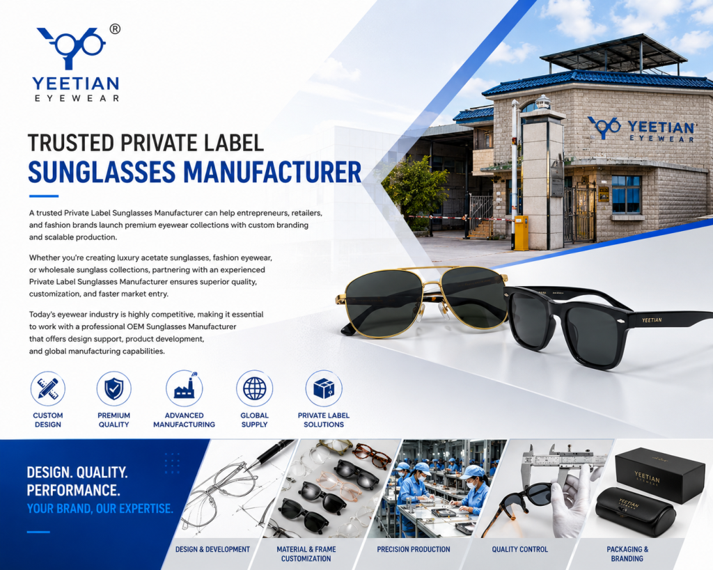 Private Label Sunglasses Manufacturer Producing Custom OEM Eyewear for Global Brands
