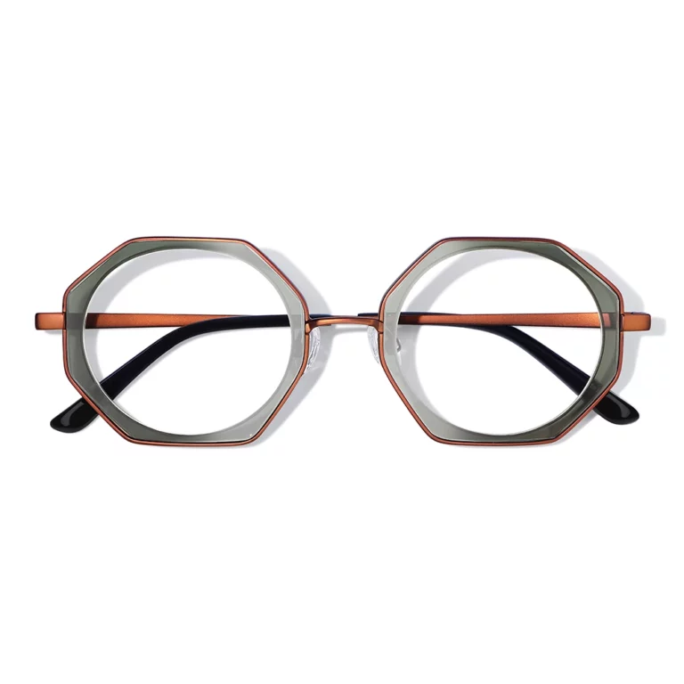 Customized Fashion Metal Optical Glasses YETO-263